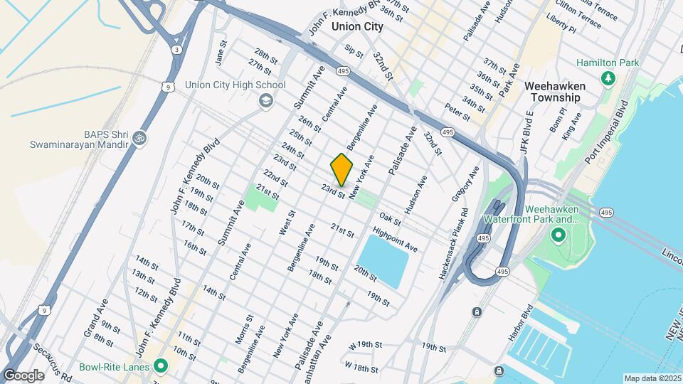 412 23rd St Map and Location Details