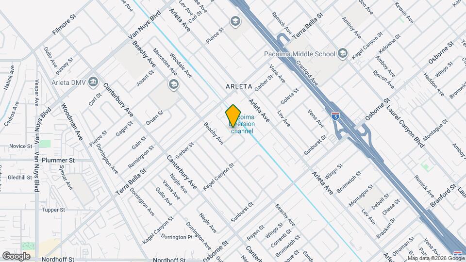 9620 Woodale Ave Mapa y Detalles de la Ubicación