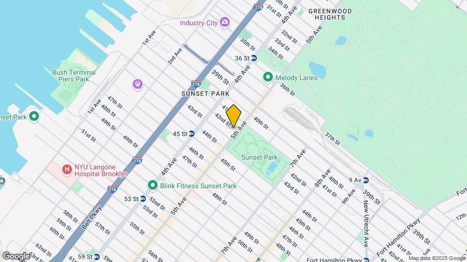 4206 5th Ave Mapa y Detalles de la Ubicación