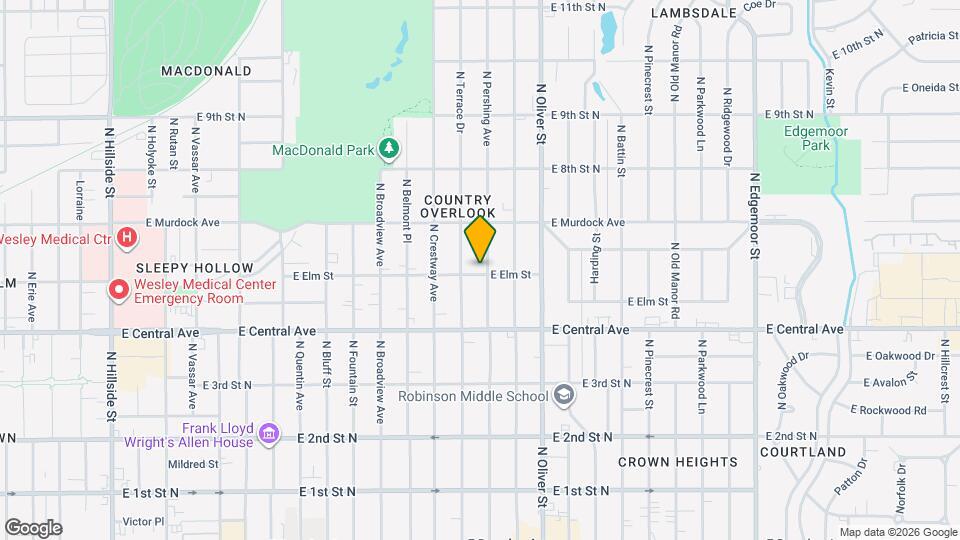 601 N Pershing St Mapa y Detalles de la Ubicación