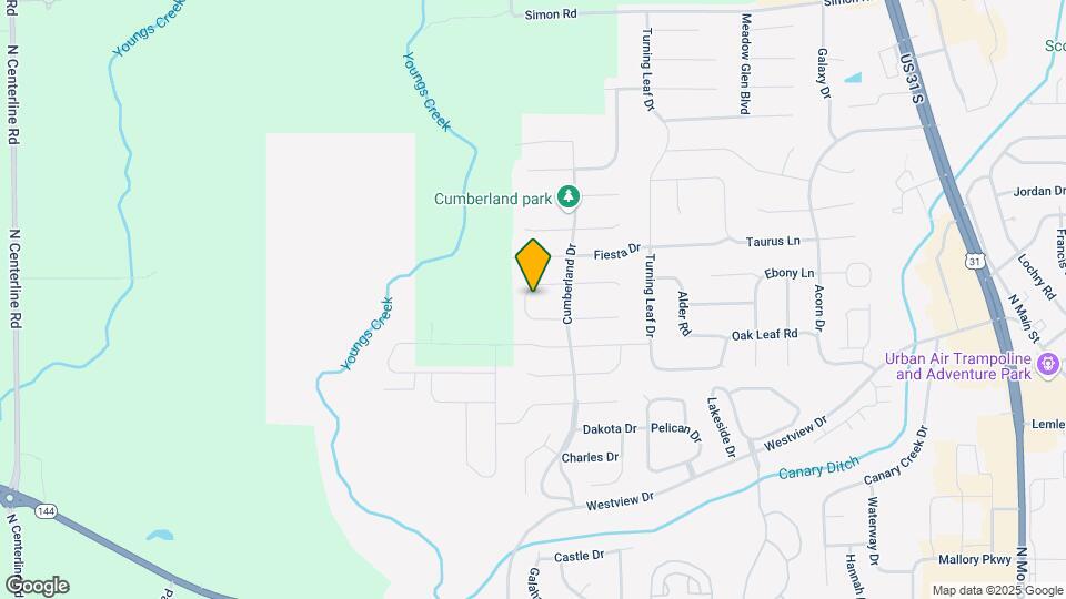 1623 Woodside Cir Map and Location Details