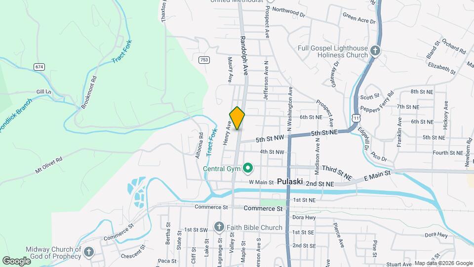 517 Randolph Ave Map and Location Details