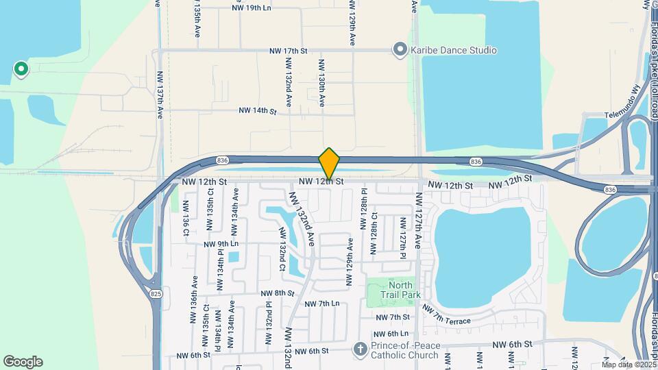 12969 NW 11th Terrace Map and Location Details