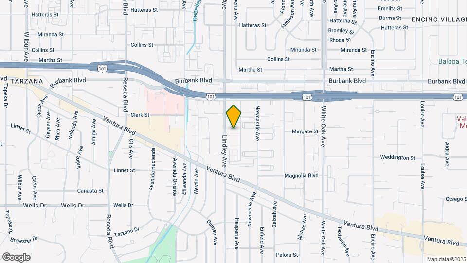 5400 Lindley Ave, Unit 211 Map and Location Details