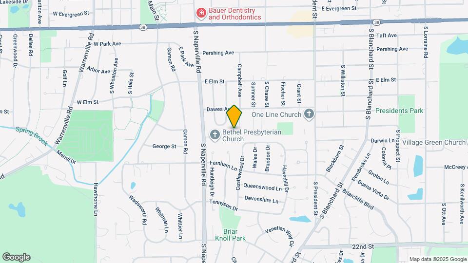 1340 Campbell Ave Map and Location Details