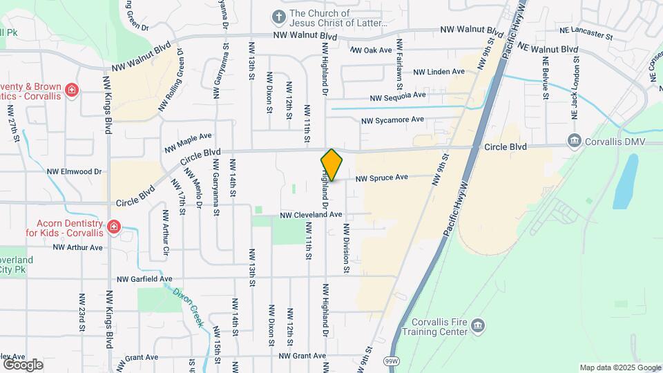 1927 NW Highland Blvd Map and Location Details