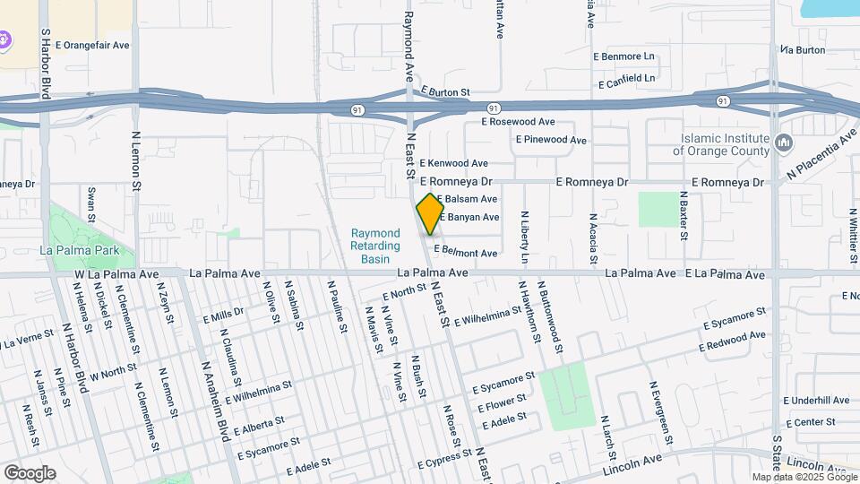 1104 N East St Map and Location Details