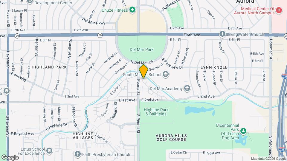 282 N Quari St Map and Location Details