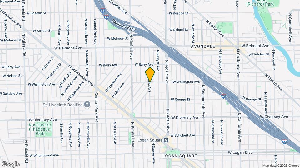 3306 W Schubert Ave Map and Location Details