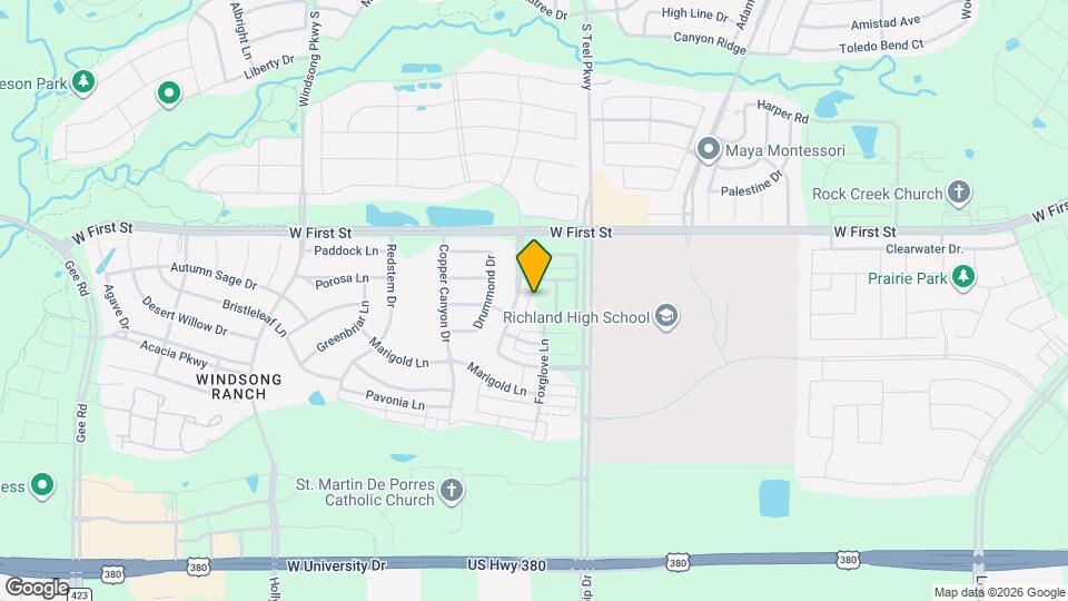 800 Bandera Ct Map and Location Details
