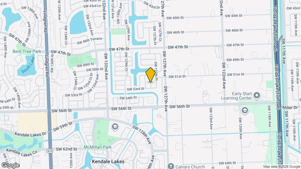 5212 SW 128th Ave Map and Location Details