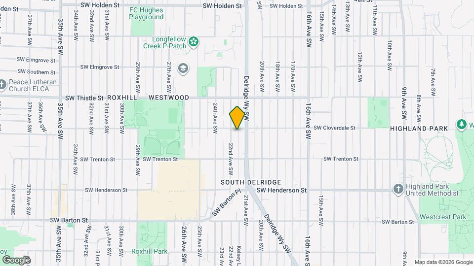 2119 SW Cloverdale St Map and Location Details