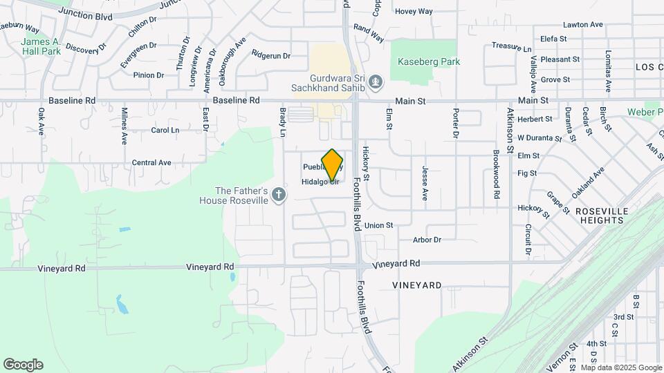 1323 Hidalgo Cir Map and Location Details