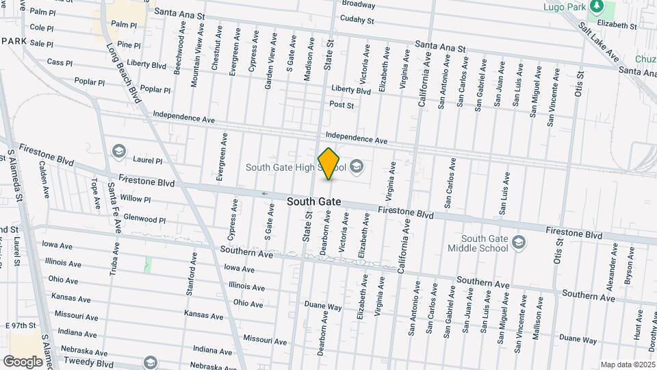 8677 Dearborn Ave Map and Location Details
