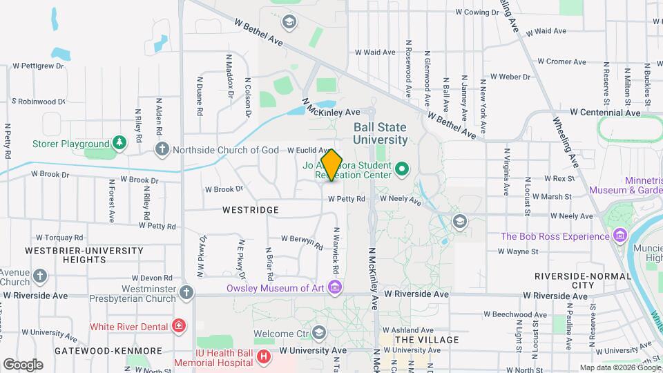 1312 N Woodridge Ave Map and Location Details