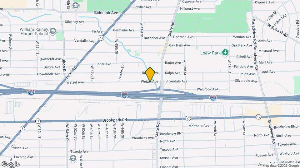 3705 Wetzel Ave Map and Location Details