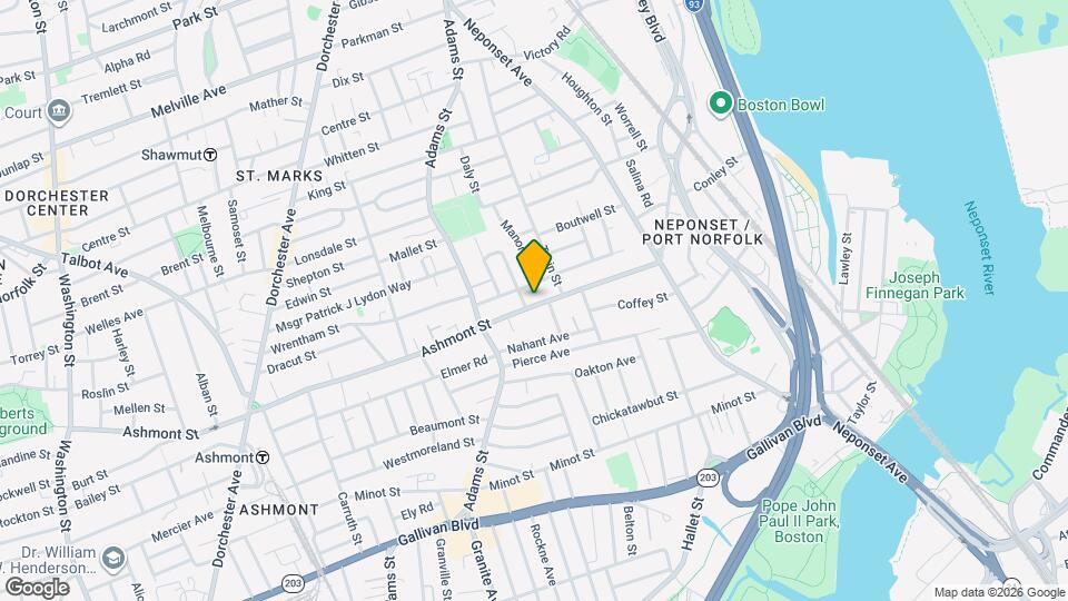 488 Ashmont St Map and Location Details