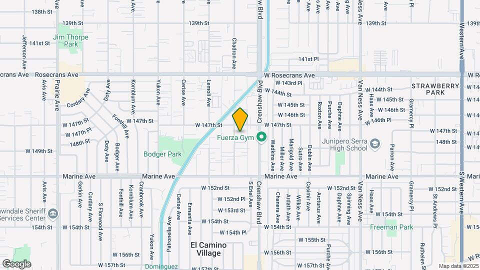 14724 Chadron Ave Mapa y Detalles de la Ubicación