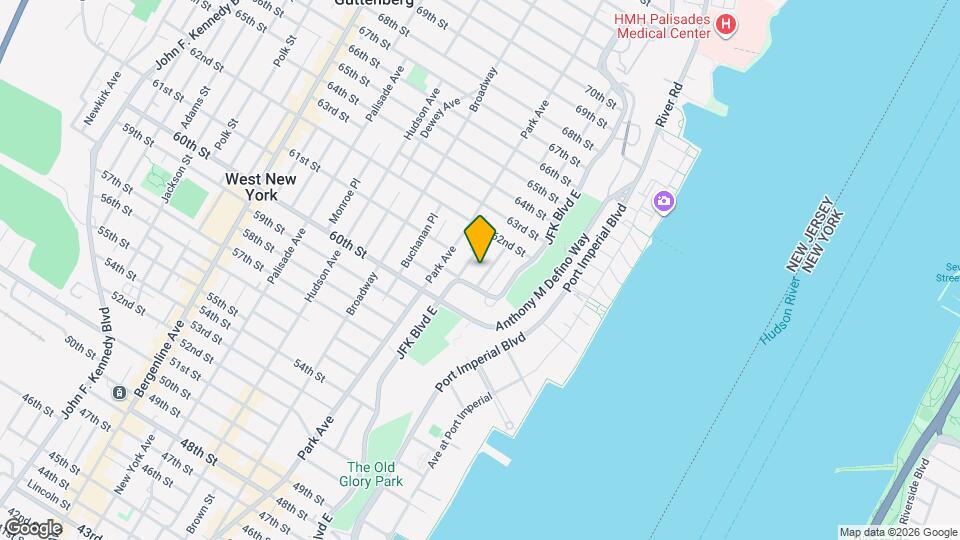 6041 Highland Pl Map and Location Details