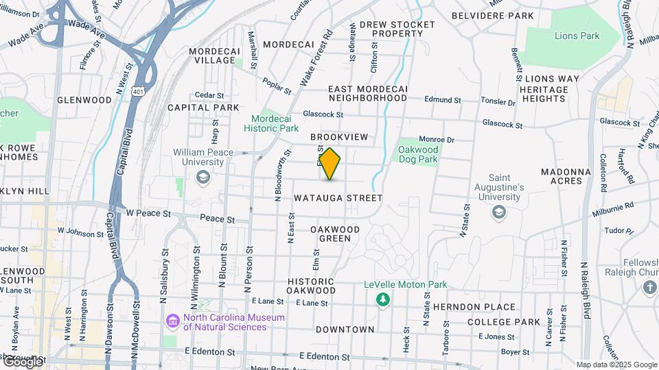 608 E Franklin St Mapa y Detalles de la Ubicación