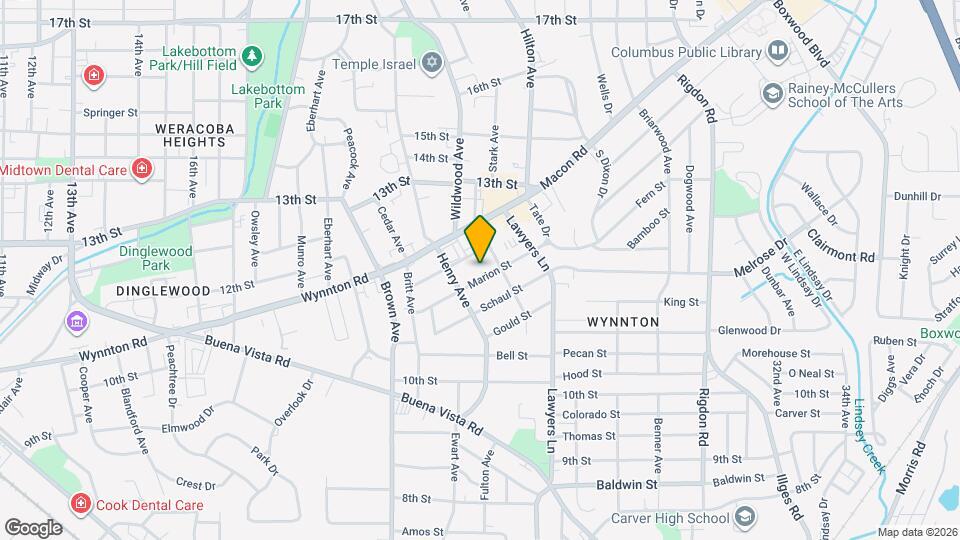 2427 Marion St Mapa y Detalles de la Ubicación