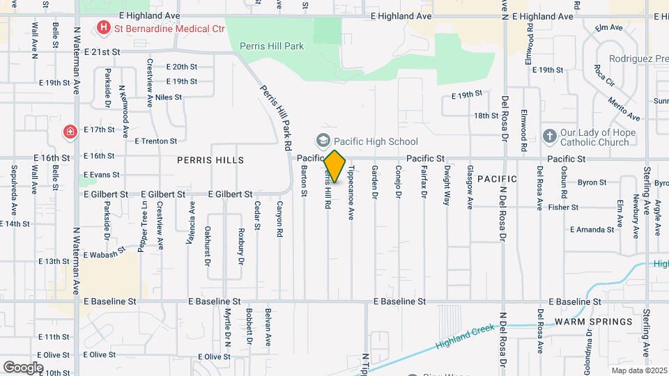 6985 Perris Hill Rd Map and Location Details