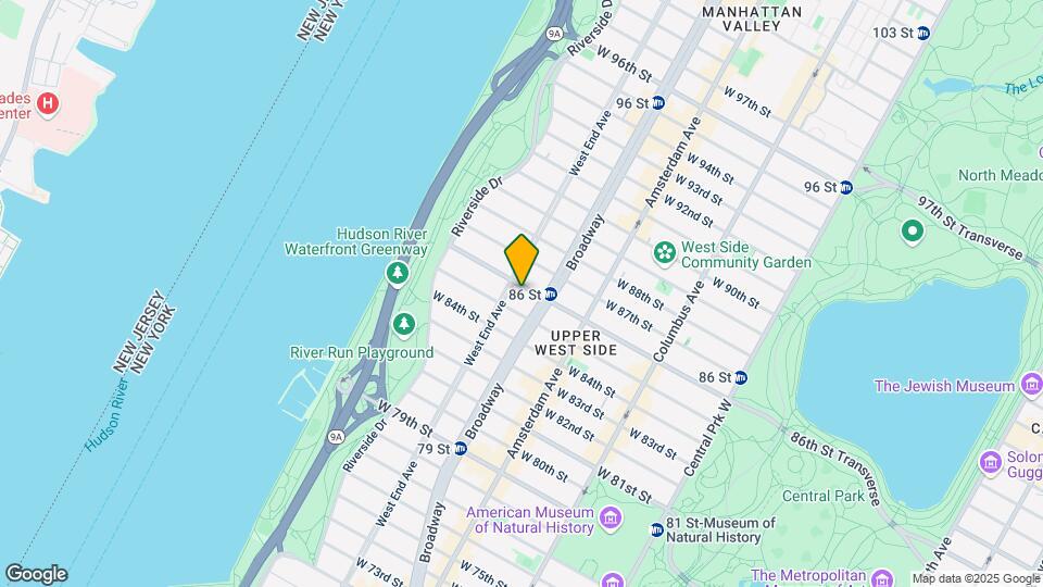 278 W 86th St Map and Location Details