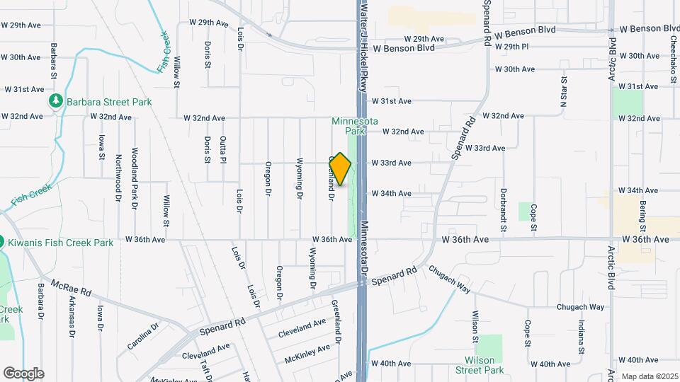 3401 Greenland Dr Map and Location Details