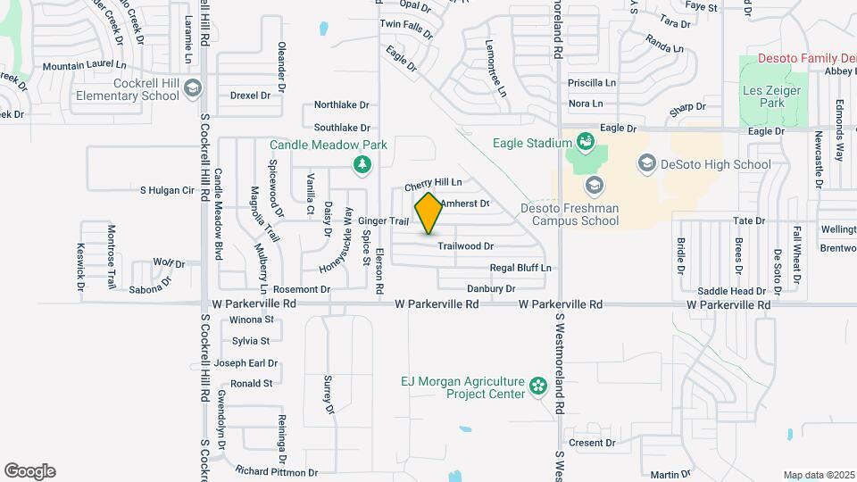 1001 Trailwood Dr Map and Location Details