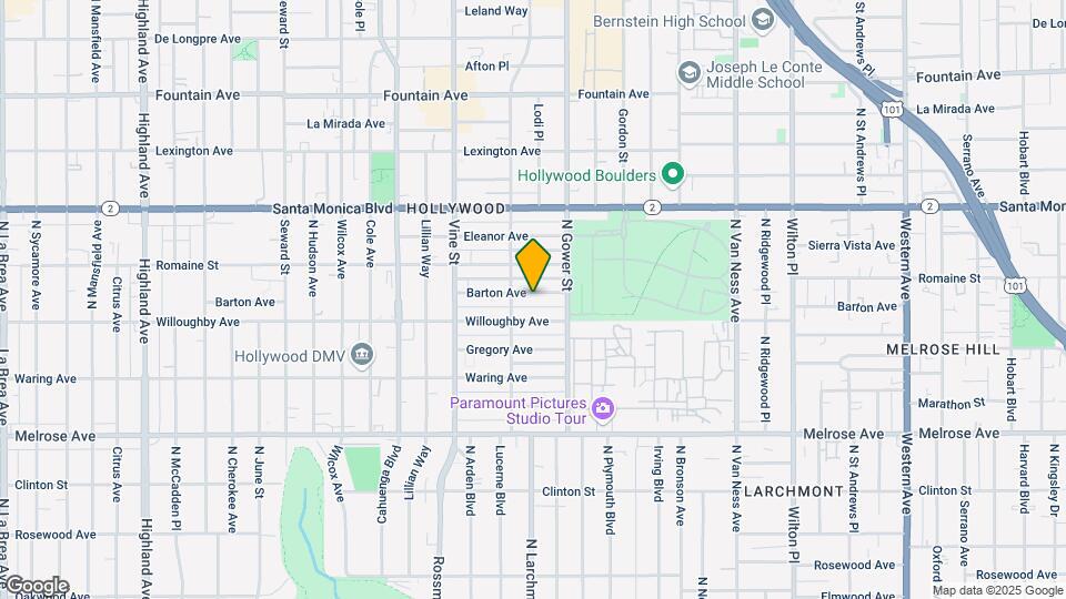 5938 Barton Ave Map and Location Details
