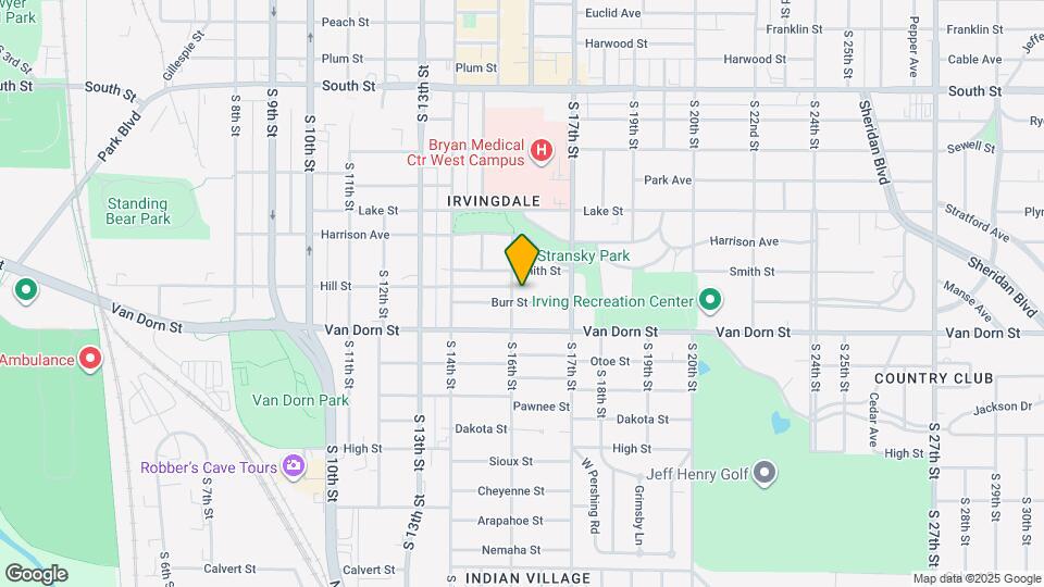 1610 Burr St Map and Location Details