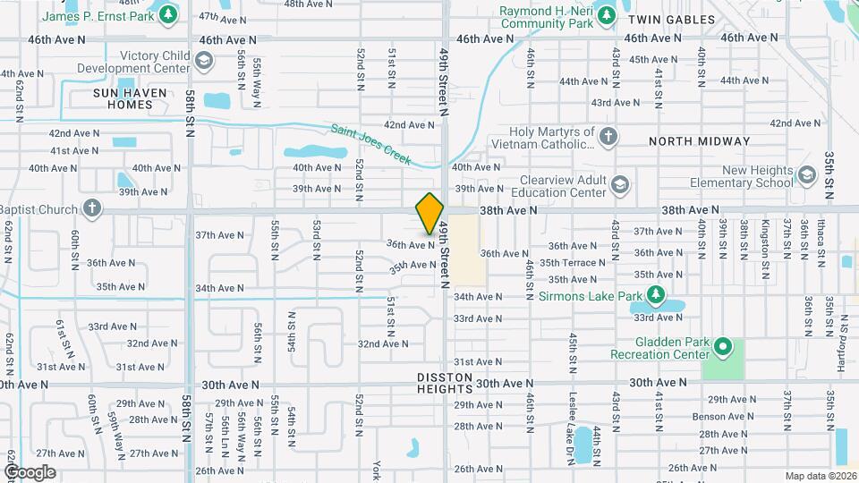 4929 36th Ave N Map and Location Details