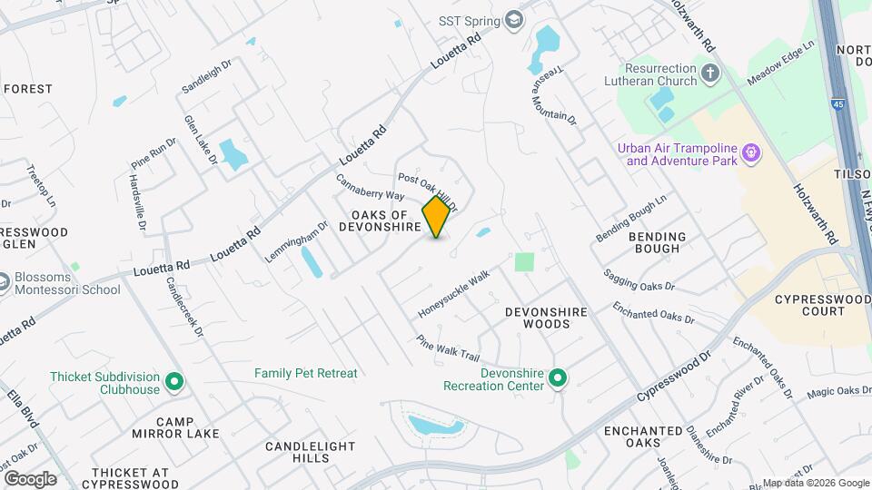 2618 Piemonte Ave Map and Location Details