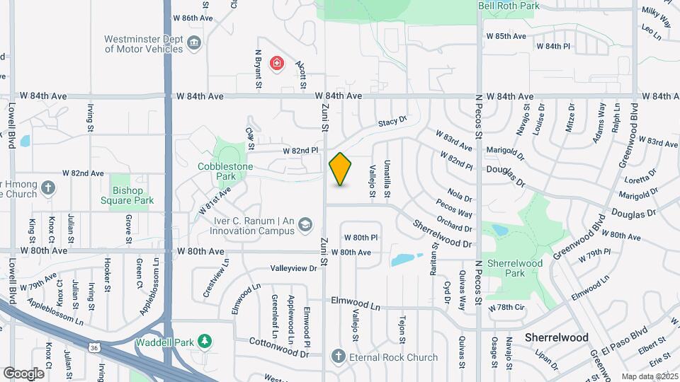 2341 Sherrelwood Dr Mapa y Detalles de la Ubicación