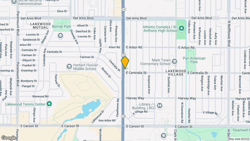 4506-4508 N Lakewood Blvd Mapa y Detalles de la Ubicación