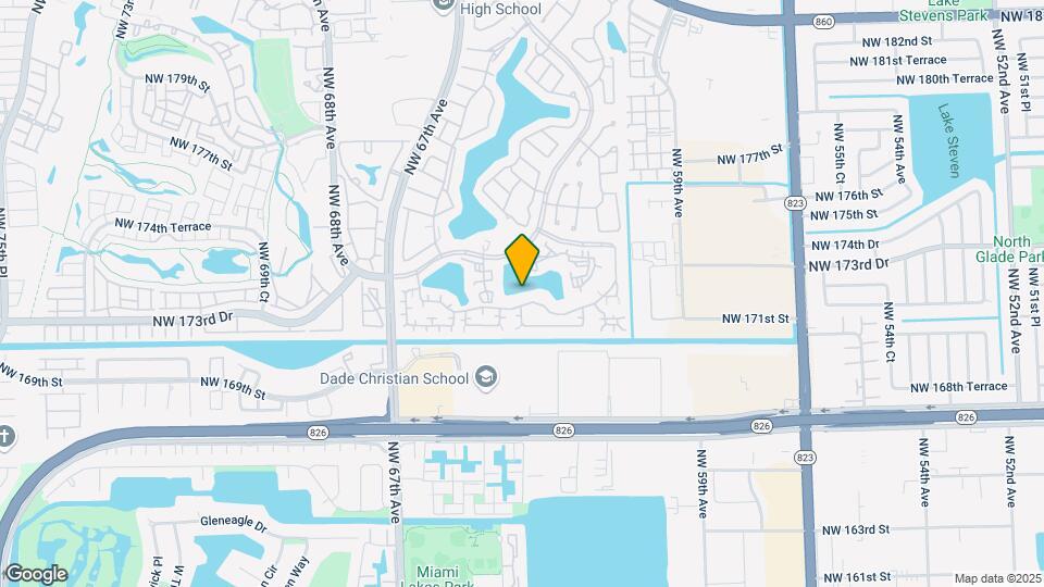 6257 NW 171st St Map and Location Details