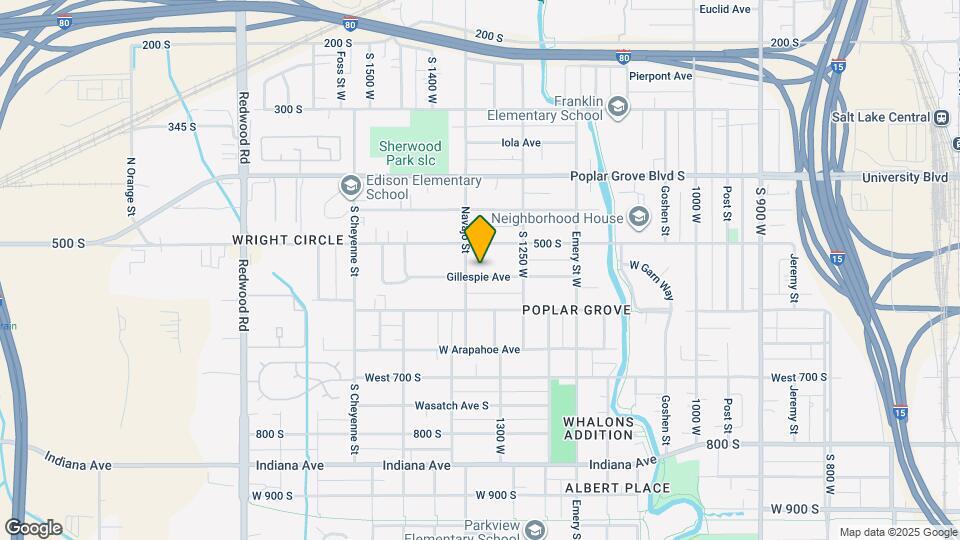1316 W Gillespie Ave Map and Location Details
