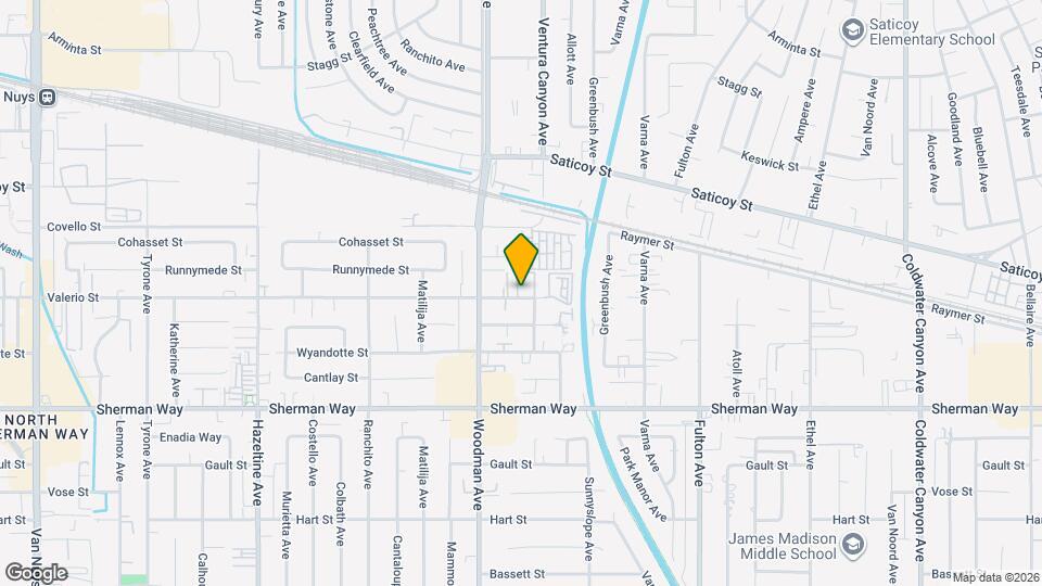 13623 Valerio St Mapa y Detalles de la Ubicación