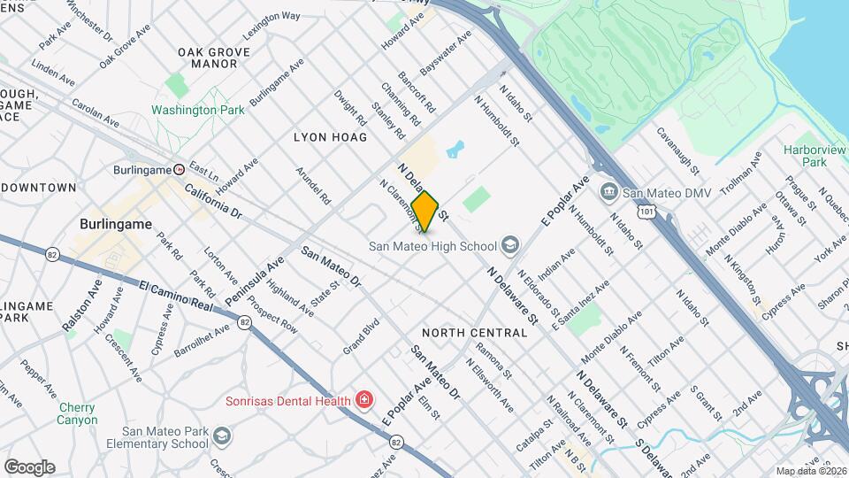 709 N Claremont St Map and Location Details