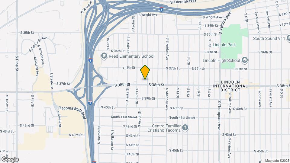 3734 S Ainsworth Ave Map and Location Details