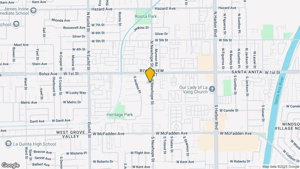 210 S Newhope St Map and Location Details