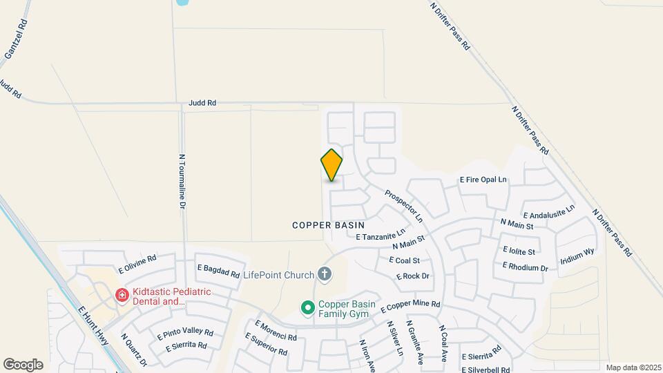3834 E Rose Quartz Ln Map and Location Details