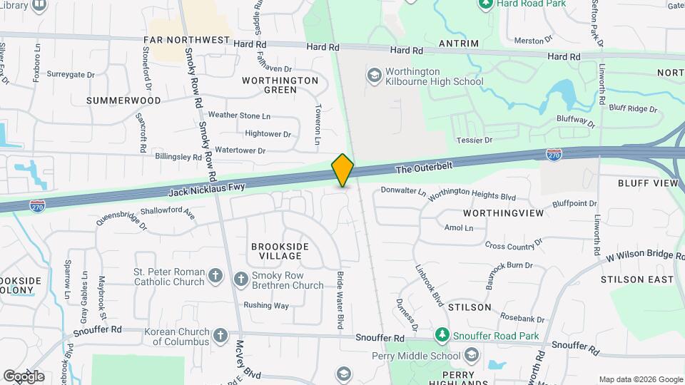 1466 Worthington Row Drive Map and Location Details