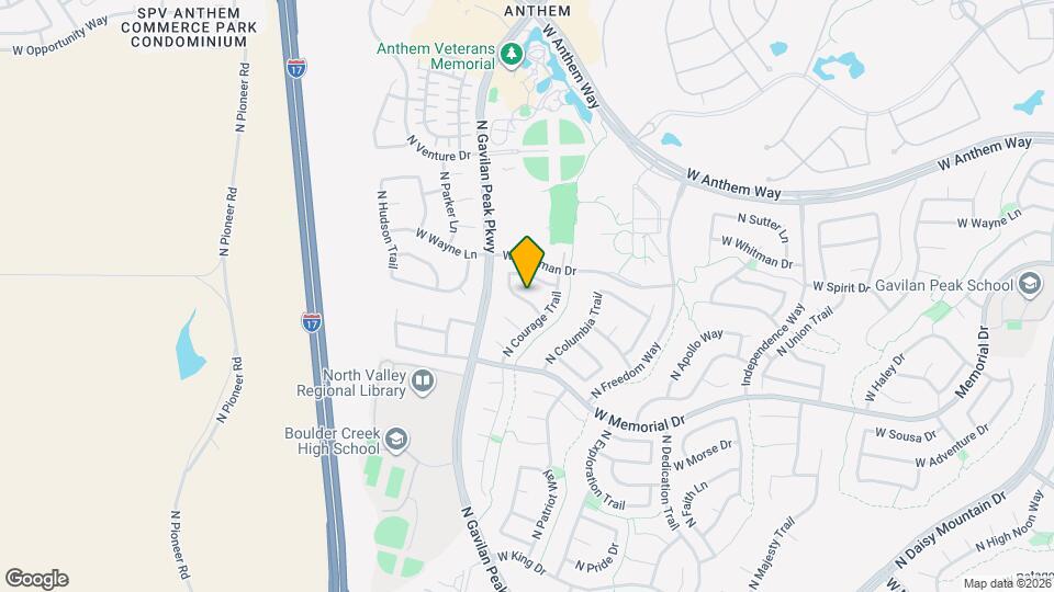40827 N Hearst Dr Mapa y Detalles de la Ubicación