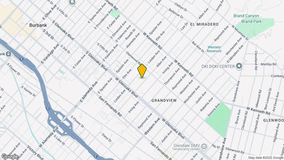 1149 Allen Ave Map and Location Details