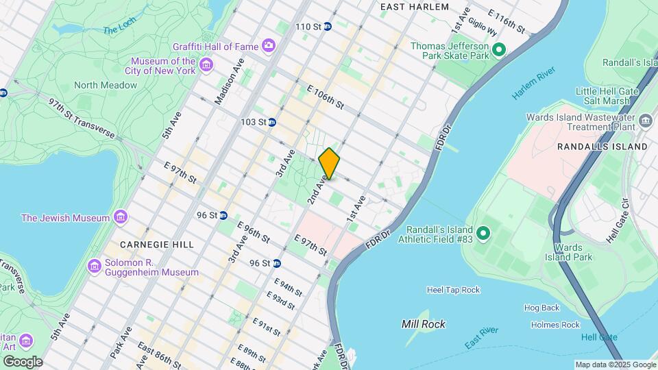327 E 101st St Map and Location Details