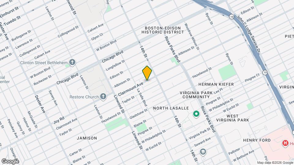 2269 Clairmount St Mapa y Detalles de la Ubicación