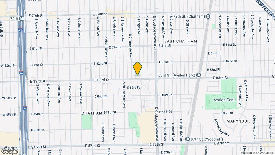 8258 S Langley Ave Map and Location Details