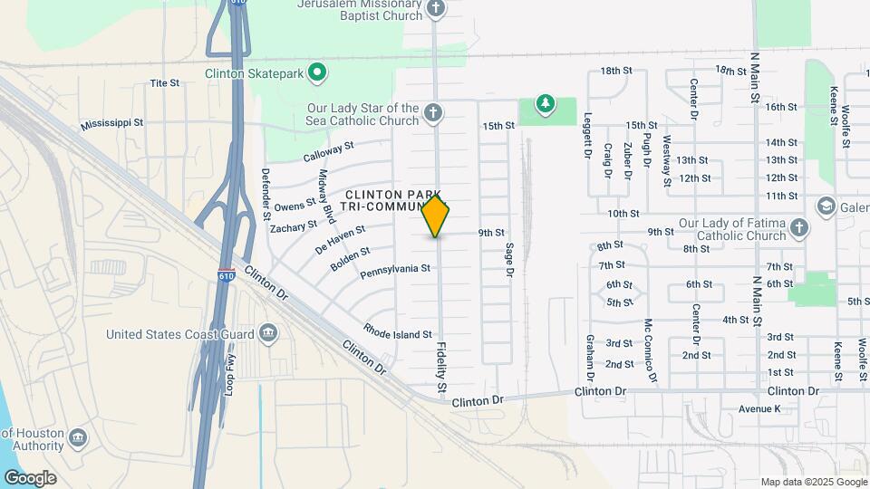 705 Fidelity St Map and Location Details