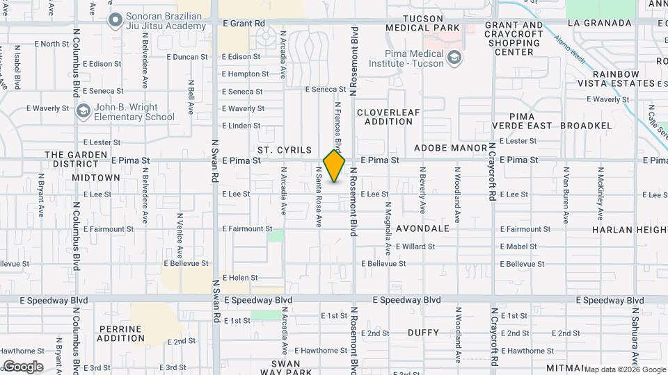 5025 E Lee St Map and Location Details